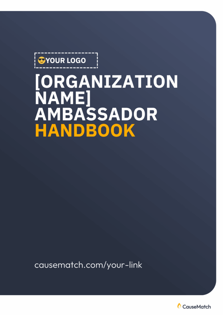 Image of the cover of the Ambassador Handbook